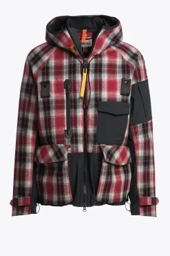 Parajumpers Ski|Jasjes-AMAK - SKI-JACK RED - BLACK - GREY - WHITE