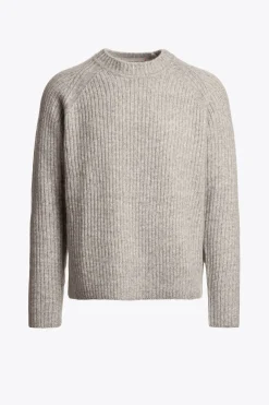 Parajumpers Tricot-BARROW - SWEATER MET RONDE HALS CHATEAU GREY