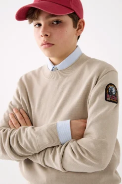 Parajumpers Jongens-BASIC BRAW - SWEATER MET RONDE HALS MASTIC