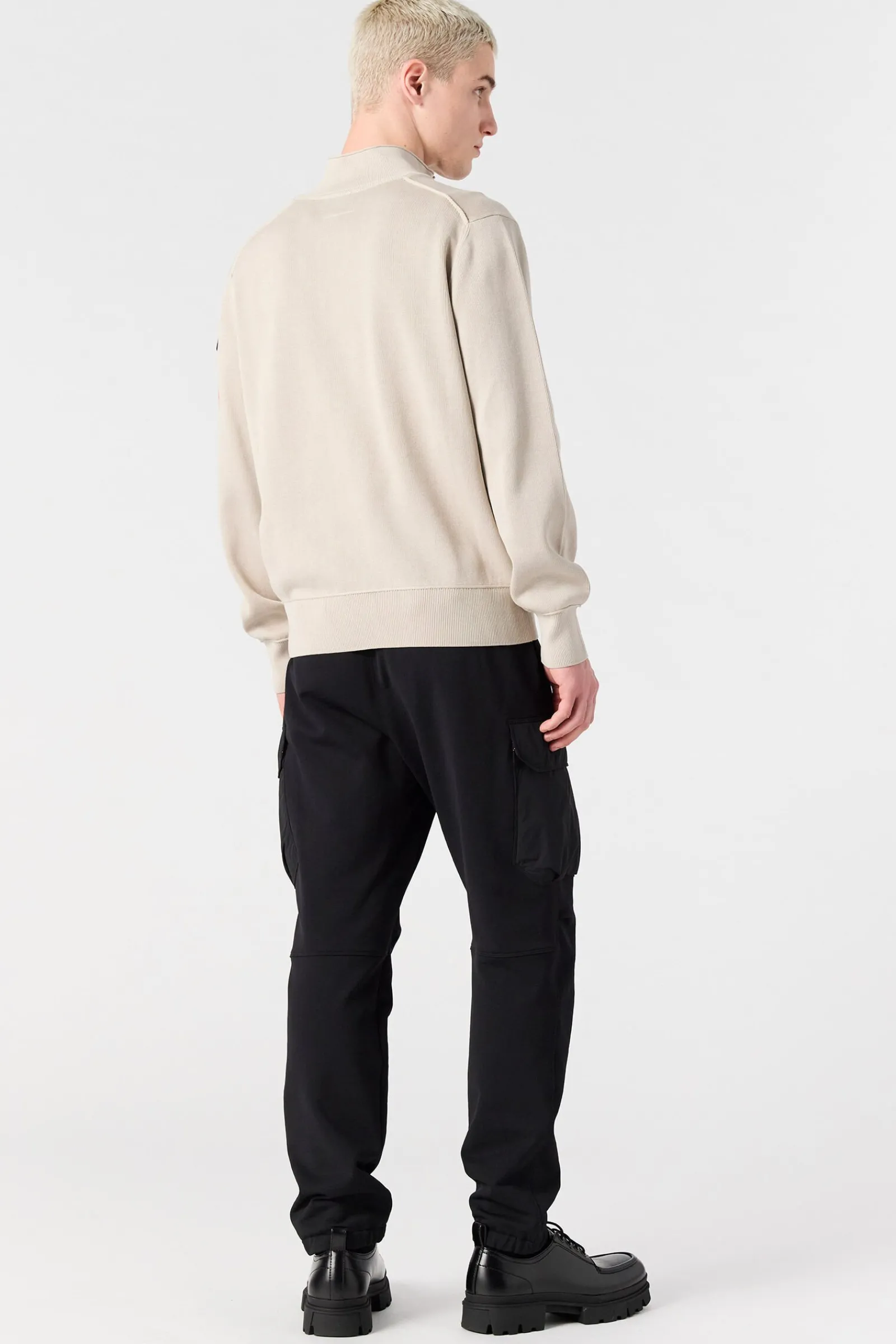 Parajumpers Tricot-BASIC SCOE - SWEATER MET RONDE HALS MASTIC