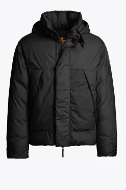 Parajumpers Donsjassen|Jasjes-BLACKBURN - JACK MET CAPUCHON BLACK-PHANTOM