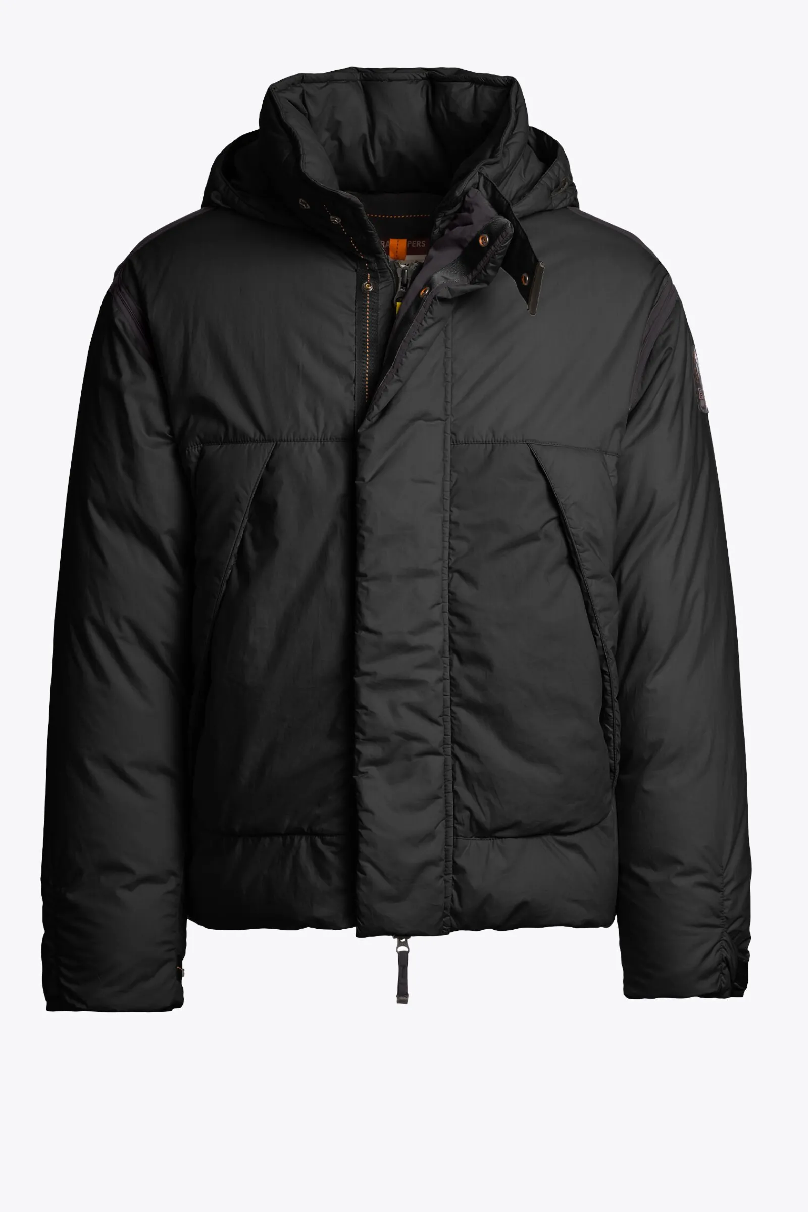 Parajumpers Donsjassen|Jasjes-BLACKBURN - JACK MET CAPUCHON BLACK-PHANTOM
