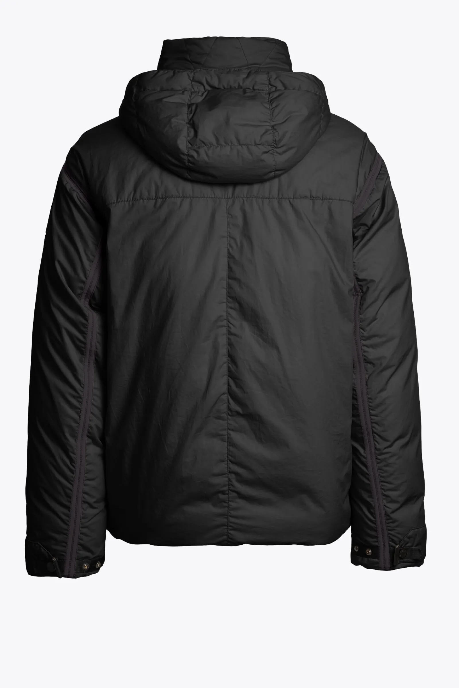 Parajumpers Donsjassen|Jasjes-BLACKBURN - JACK MET CAPUCHON BLACK-PHANTOM