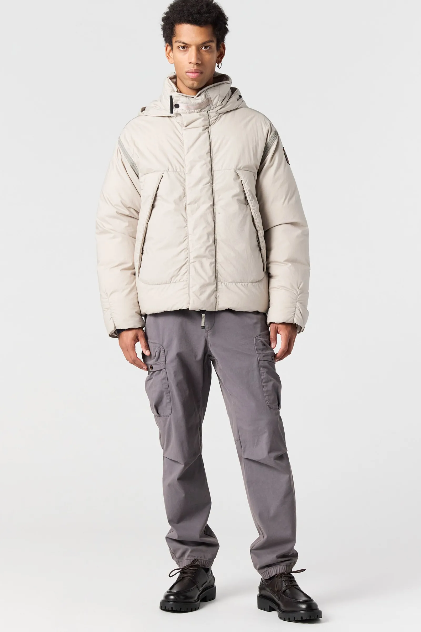 Parajumpers Donsjassen|Jasjes-BLACKBURN - JACK MET CAPUCHON BLACK-PHANTOM