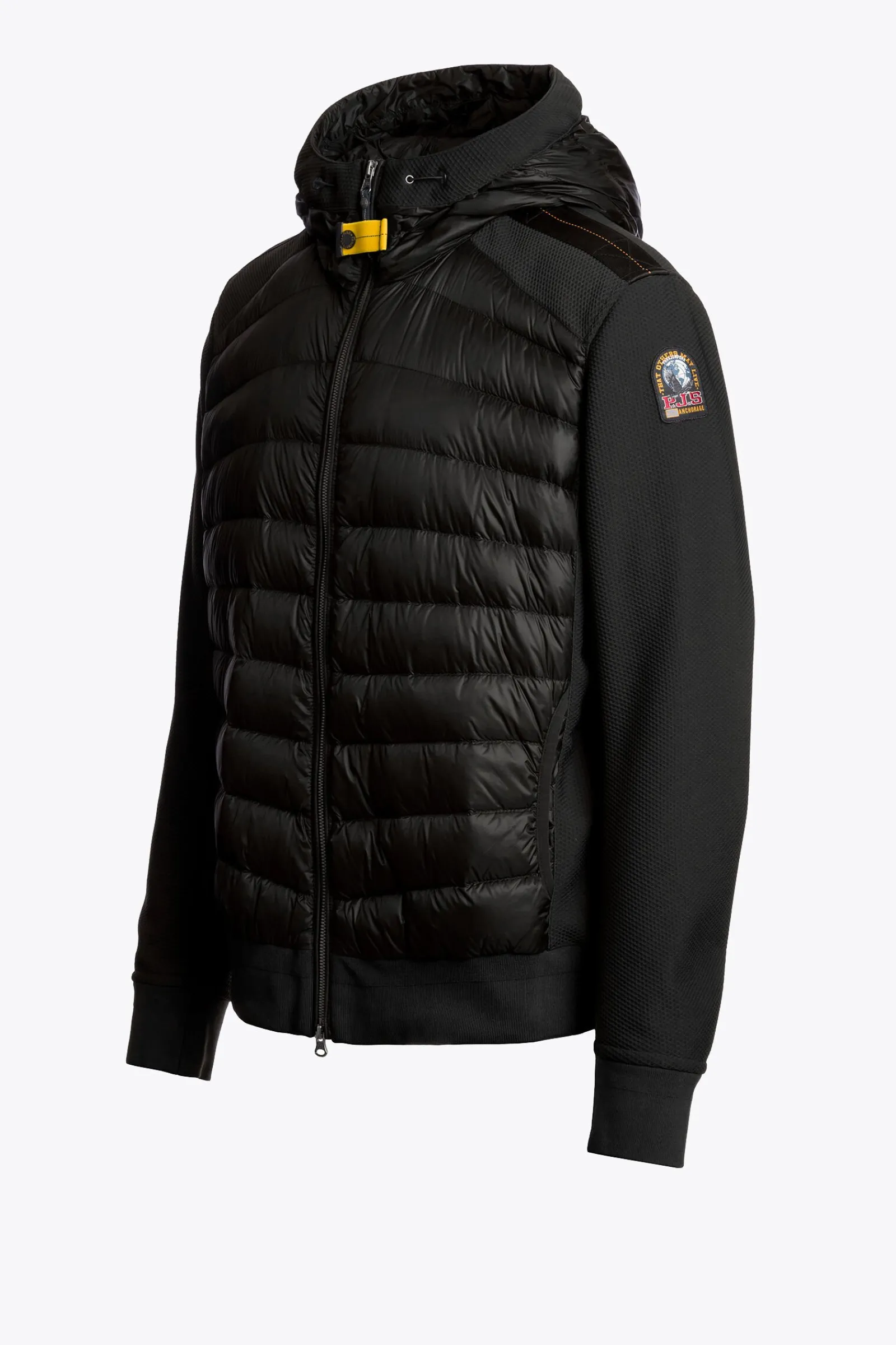 Parajumpers Hybrids|Donsjassen-BUCK - HYBRIDE JAS BLACK