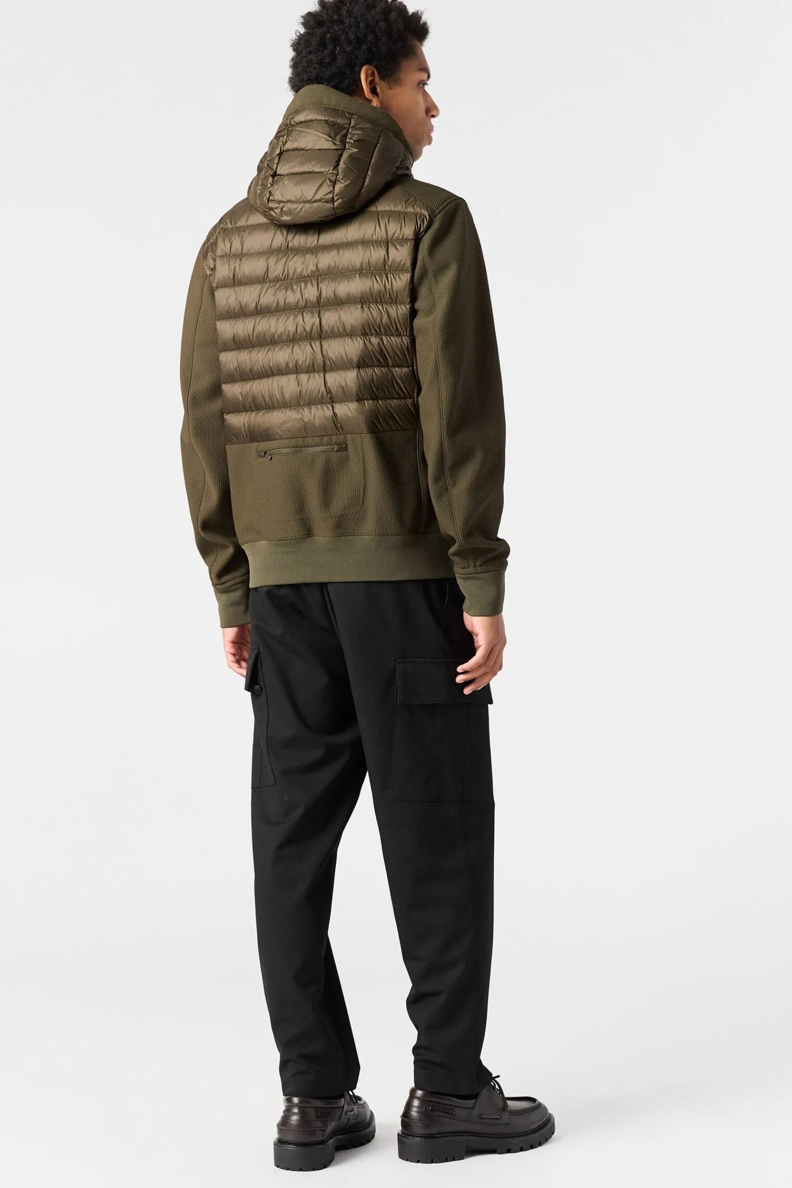 Parajumpers Hybrids|Donsjassen-BUCK - HYBRIDE JAS DEEP MOSS