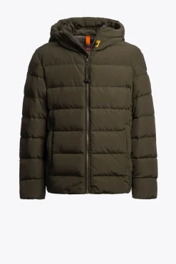 Parajumpers Jongens-CASSIAN - DONSJACK MET CAPUCHON DEEP MOSS