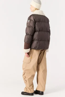 Parajumpers Leren Jasjes|Donsjassen-CHYNA - KORTE DONSJAS EARTH BROWN