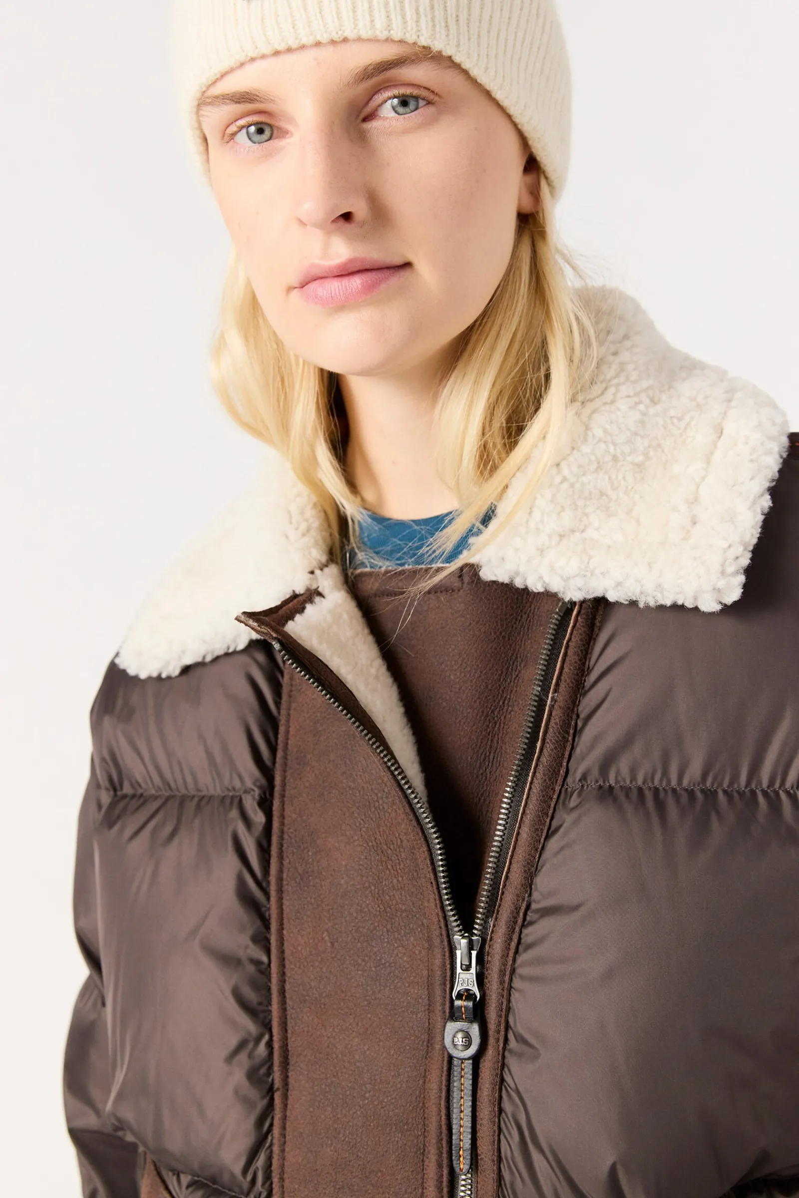 Parajumpers Leren Jasjes|Donsjassen-CHYNA - KORTE DONSJAS EARTH BROWN