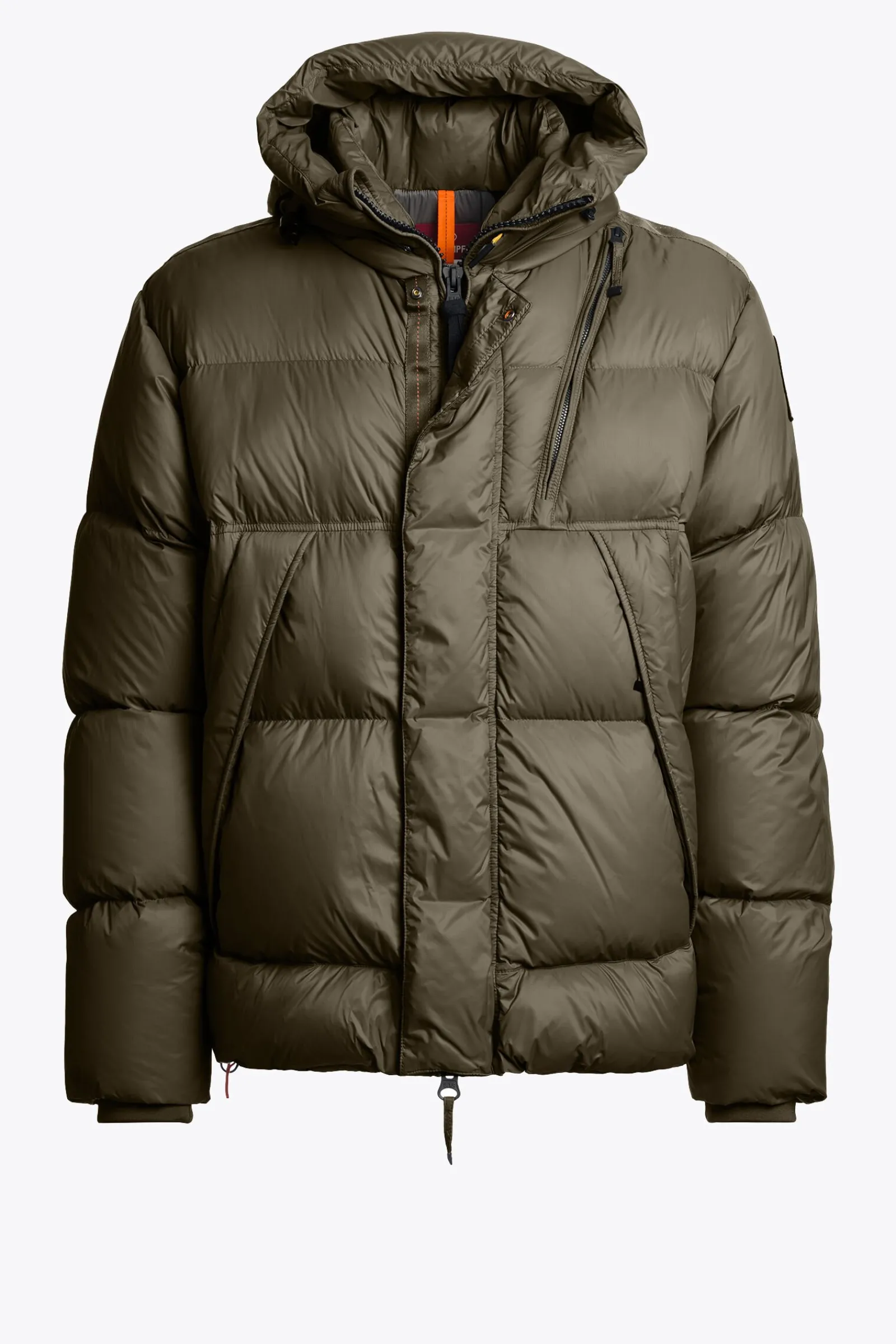 Parajumpers Donsjassen-CLOUD - DONSJACK MET CAPUCHON OLIVE GREY