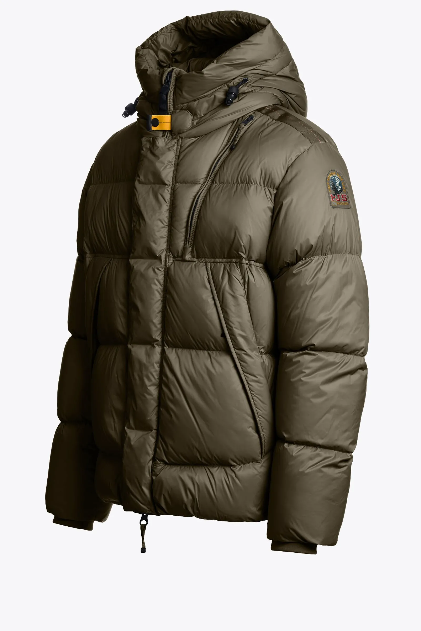 Parajumpers Donsjassen-CLOUD - DONSJACK MET CAPUCHON OLIVE GREY
