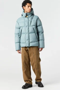 Parajumpers Donsjassen-CLOUD - DONSJACK MET CAPUCHON OLIVE GREY