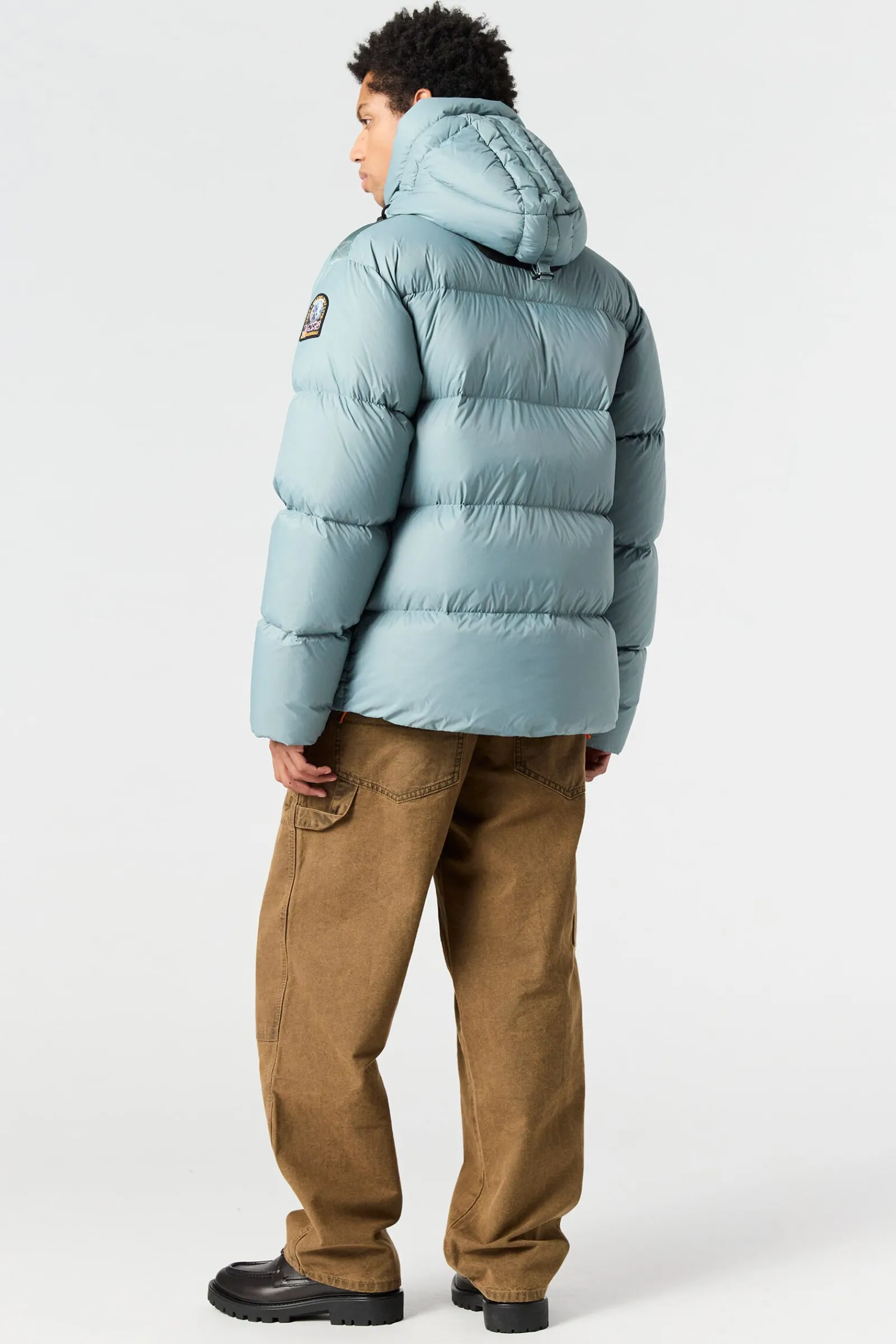 Parajumpers Donsjassen-CLOUD - DONSJACK MET CAPUCHON OLIVE GREY