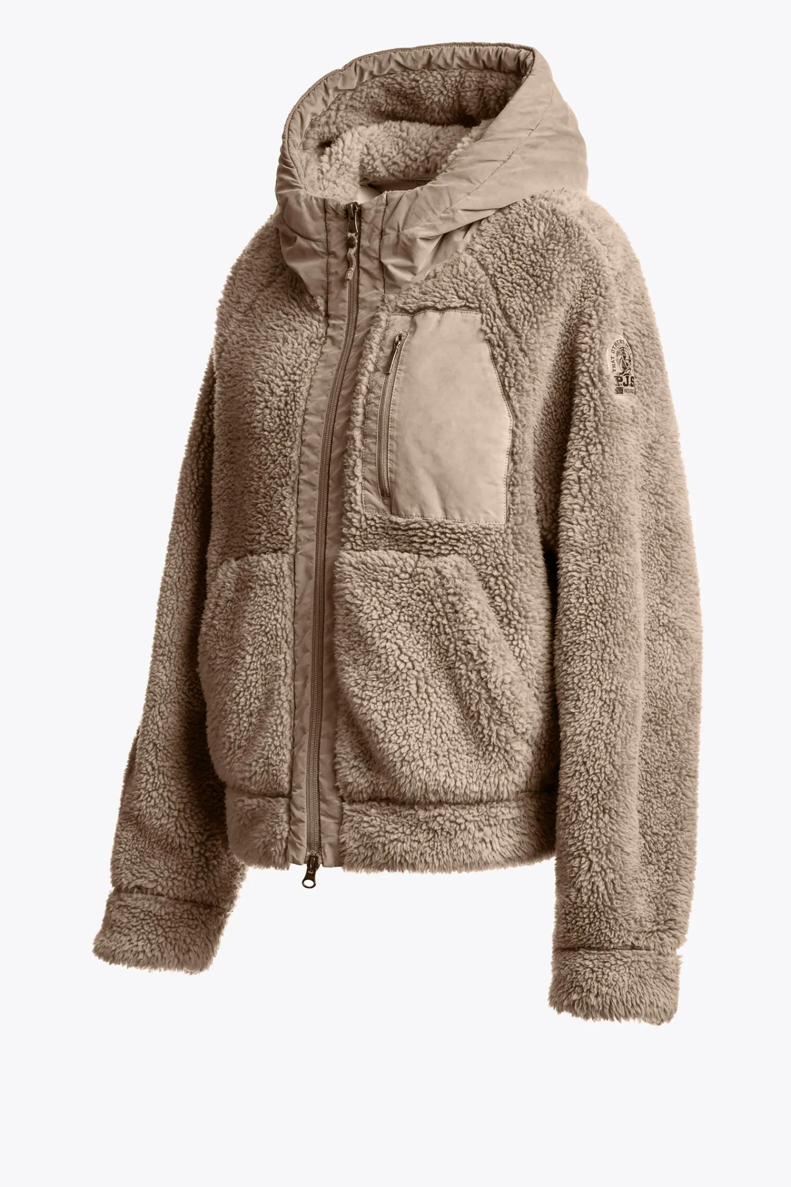 Parajumpers Sweaters-CREAMY - SWEATER MET VOLLEDIGE RITS MASTIC