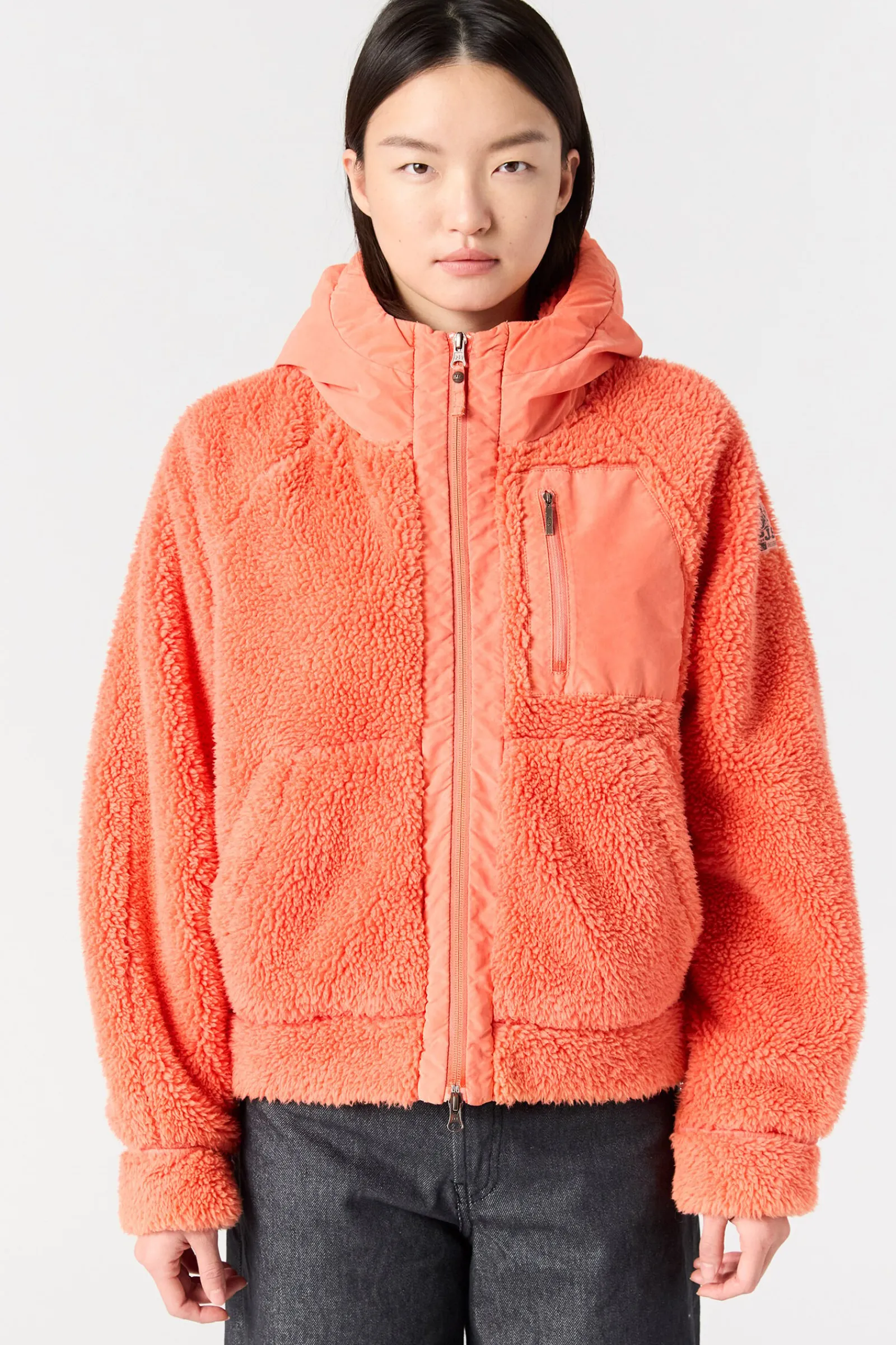 Parajumpers Sweaters-CREAMY - SWEATER MET VOLLEDIGE RITS MASTIC