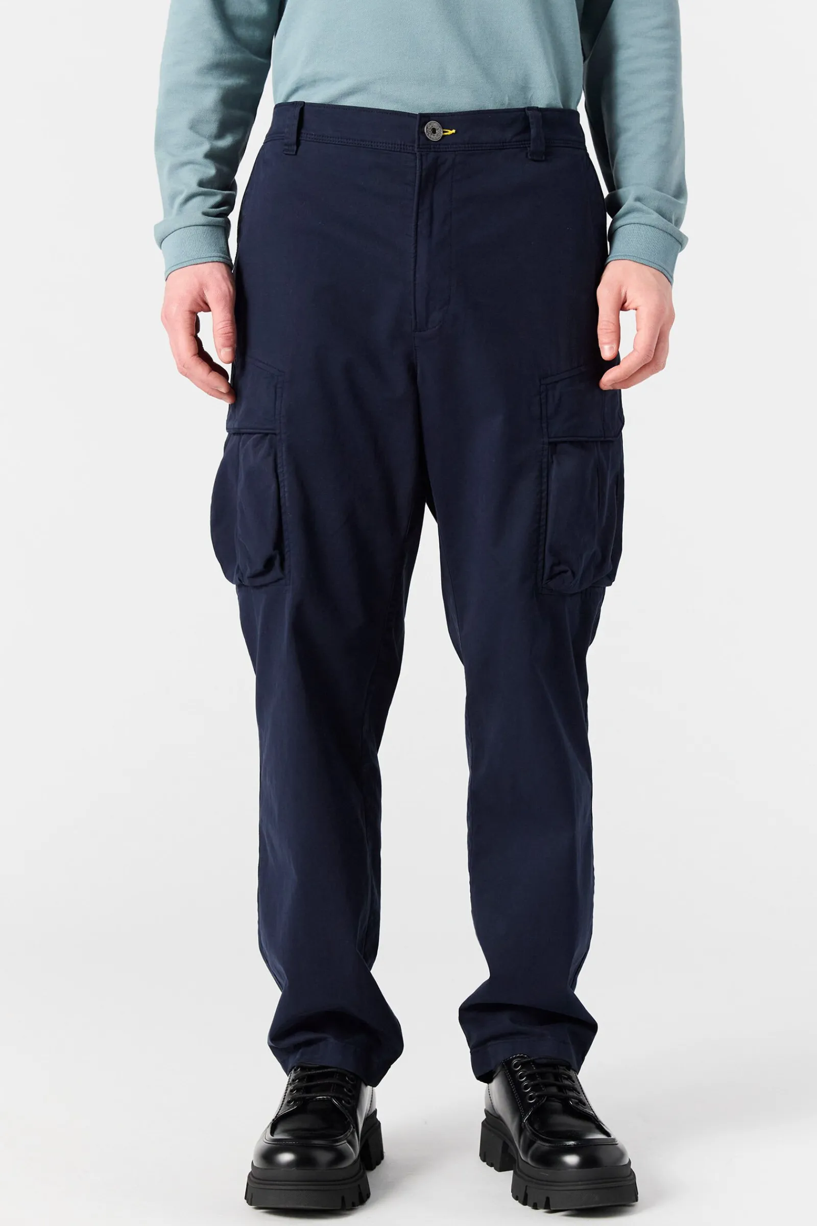 Parajumpers Broeken-EDMUND GD - LANGE BROEK BLUE NAVY