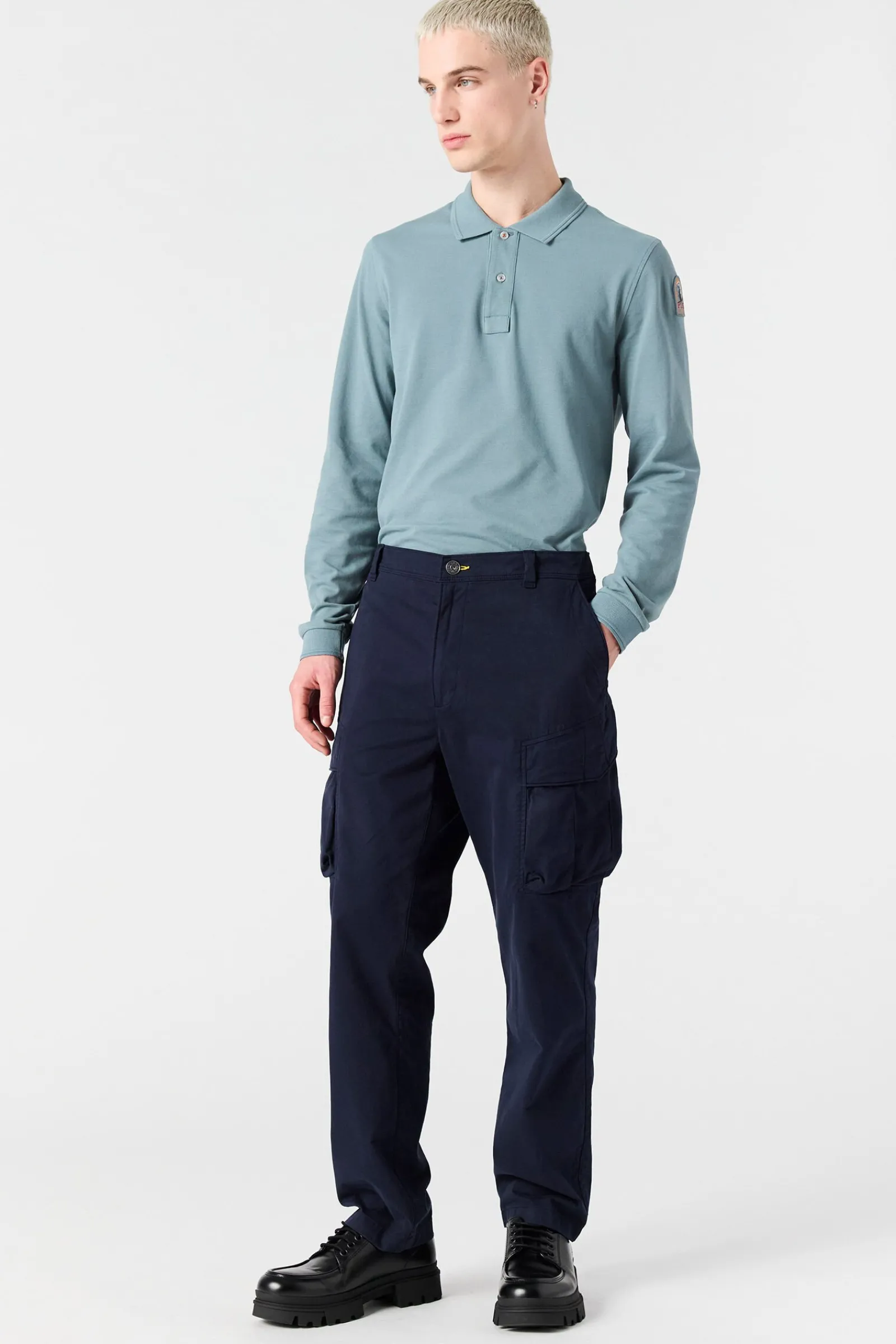 Parajumpers Broeken-EDMUND GD - LANGE BROEK BLUE NAVY