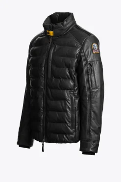 Parajumpers Leren Jasjes|Jasjes-ERNIE - LEREN JAS BLACK