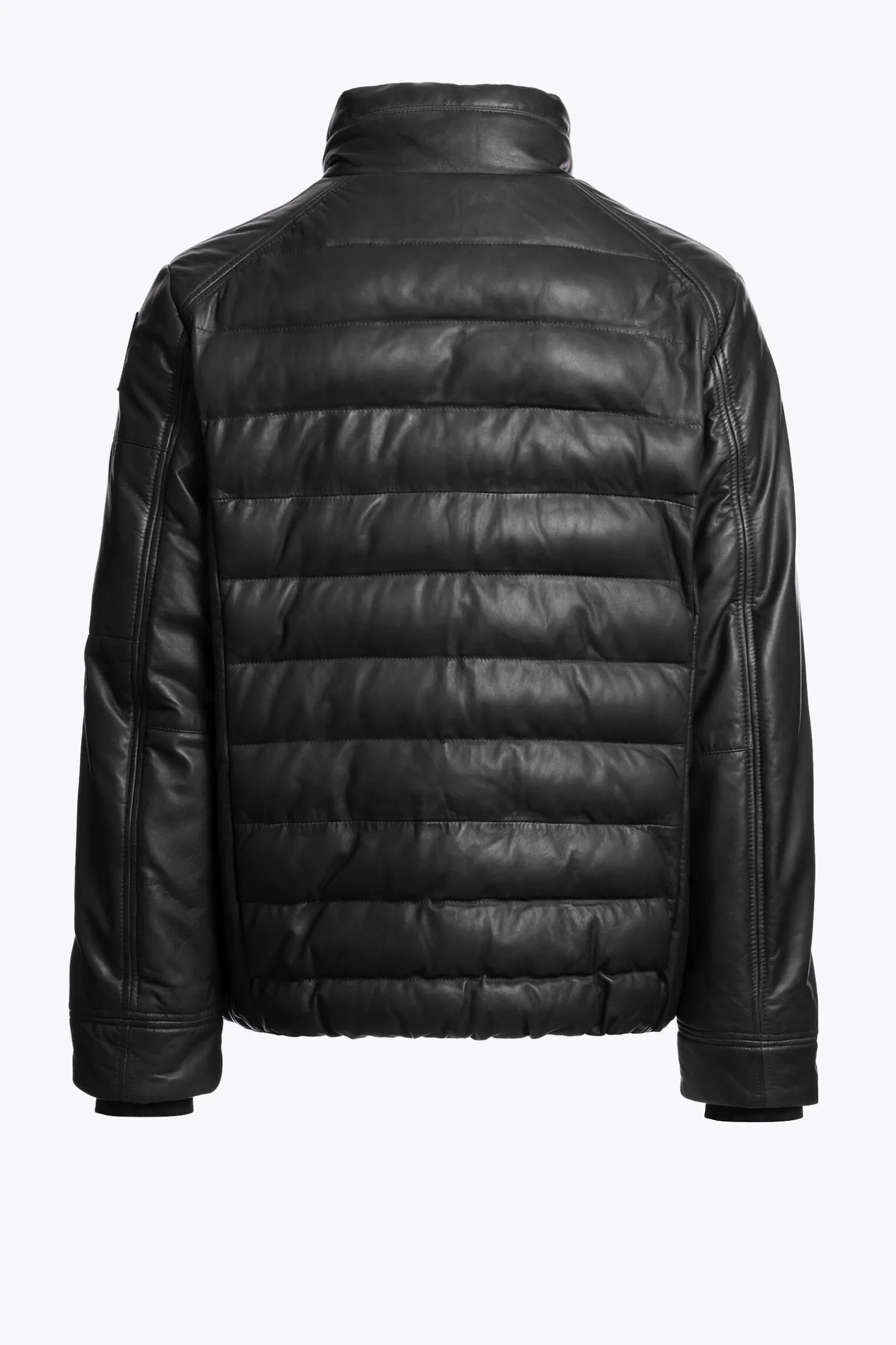 Parajumpers Leren Jasjes|Jasjes-ERNIE - LEREN JAS BLACK