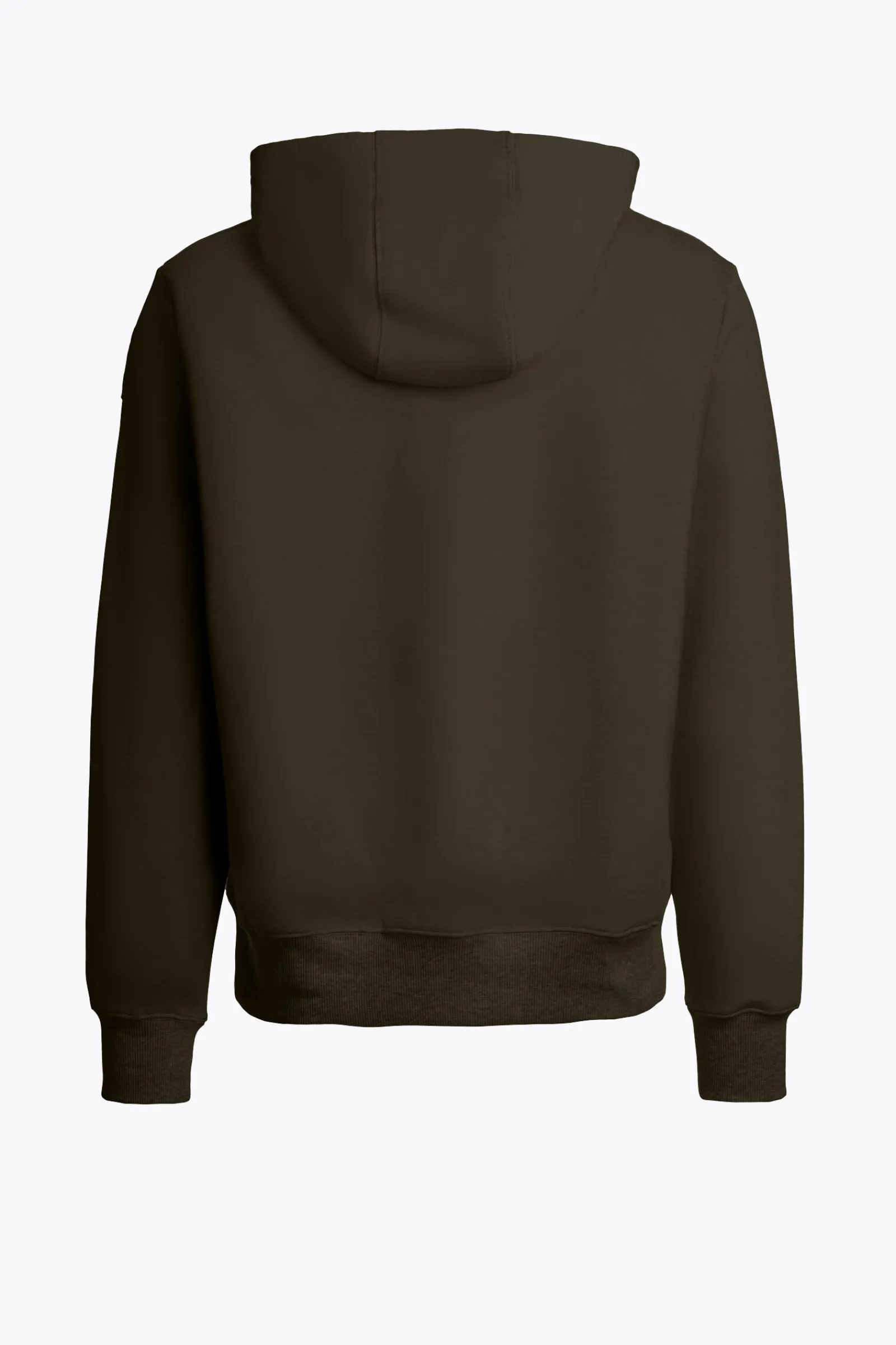 Parajumpers Sweaters-EVEREST - FLEECE MET CAPUCHON DEEP MOSS
