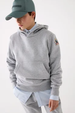 Parajumpers Jongens-EVEREST - FLEECE MET CAPUCHON PURITAN GREY