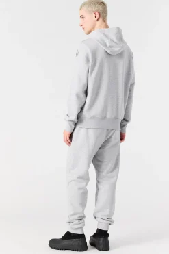 Parajumpers Sweaters-EVEREST - FLEECE MET CAPUCHON ASH GREY MELANGE
