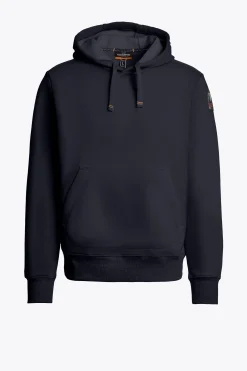 Parajumpers Sweaters-EVEREST - FLEECE MET CAPUCHON BLUE NAVY