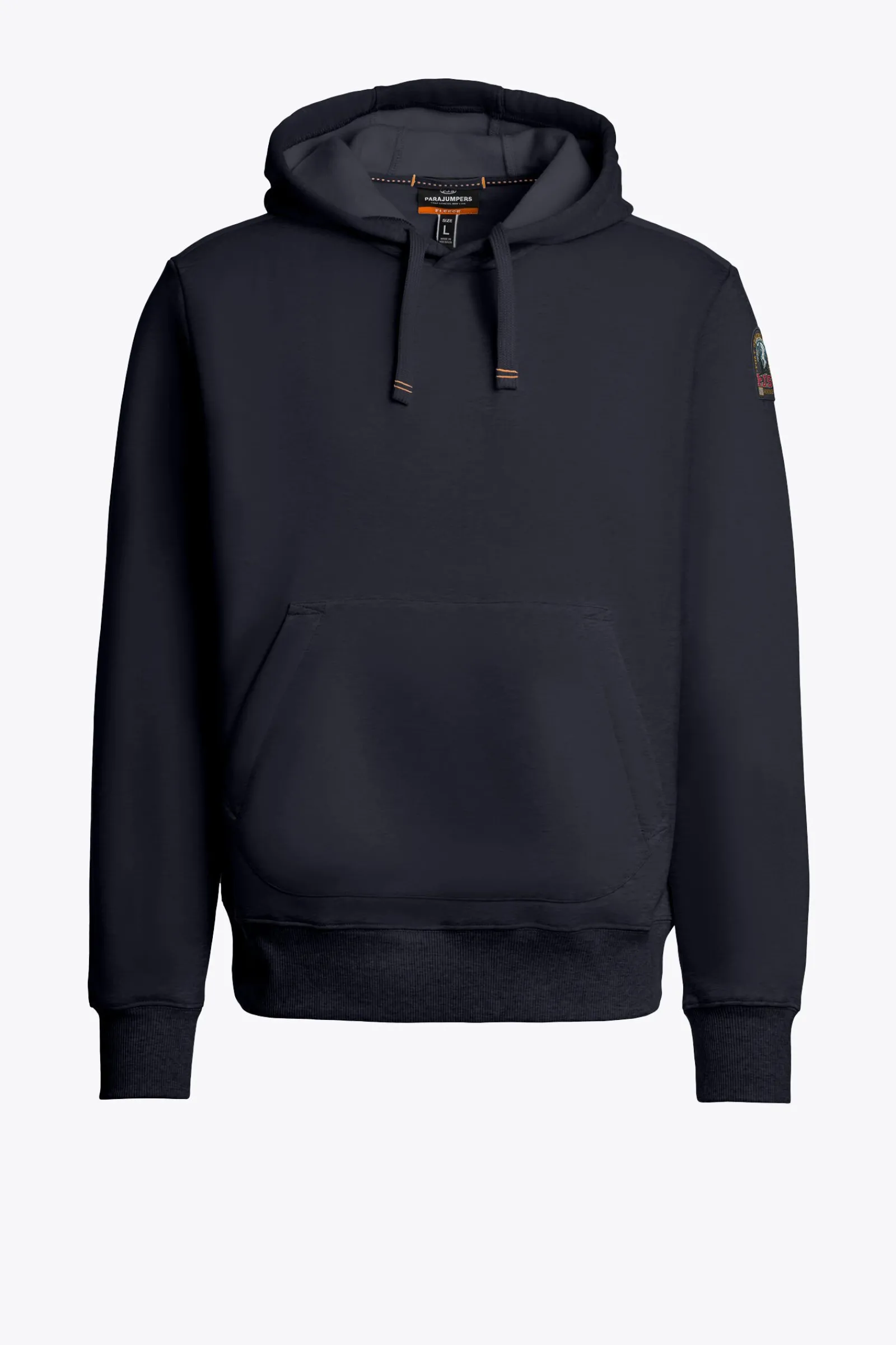 Parajumpers Sweaters-EVEREST - FLEECE MET CAPUCHON BLUE NAVY