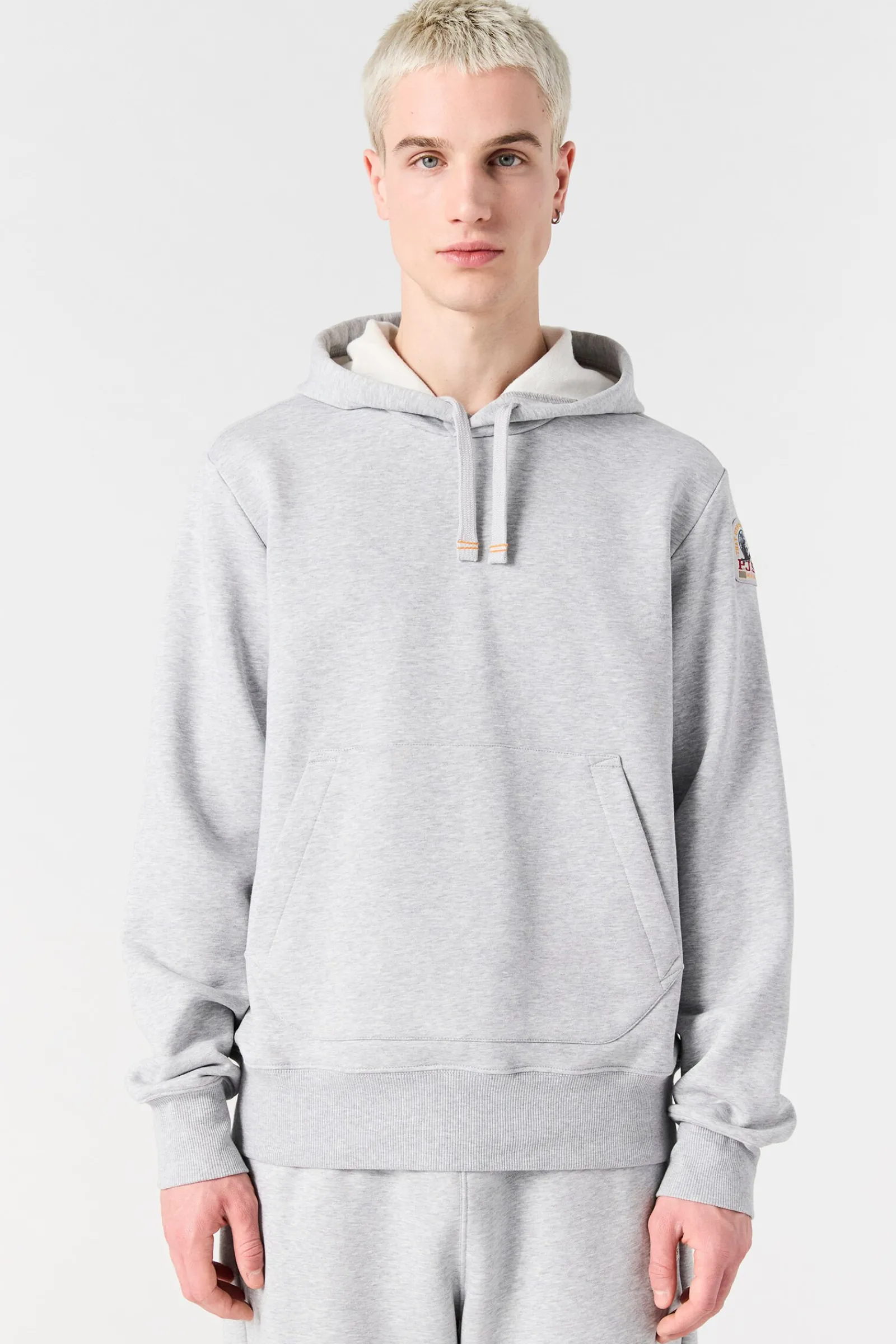 Parajumpers Sweaters-EVEREST - FLEECE MET CAPUCHON BLUE NAVY
