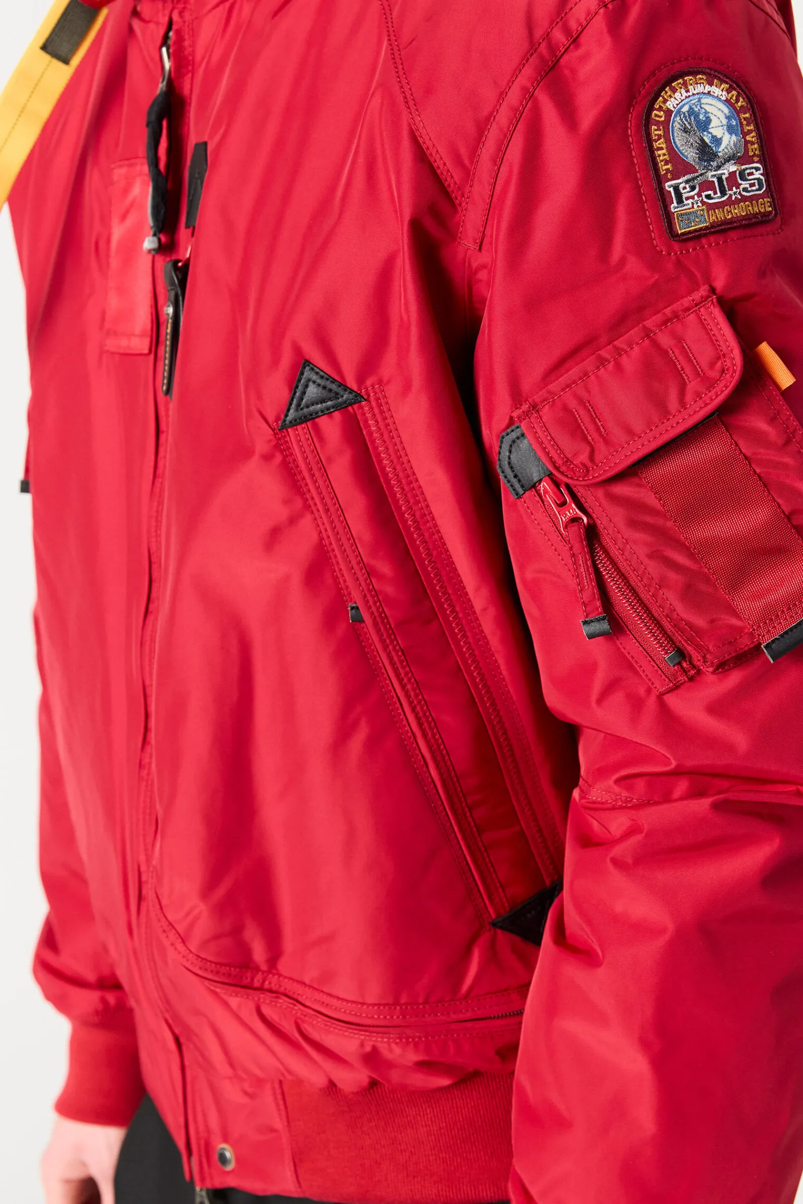 Parajumpers Bomberjacken|Jasjes-FIRE S. - BOMBERJACK MET CAPUCHON RED
