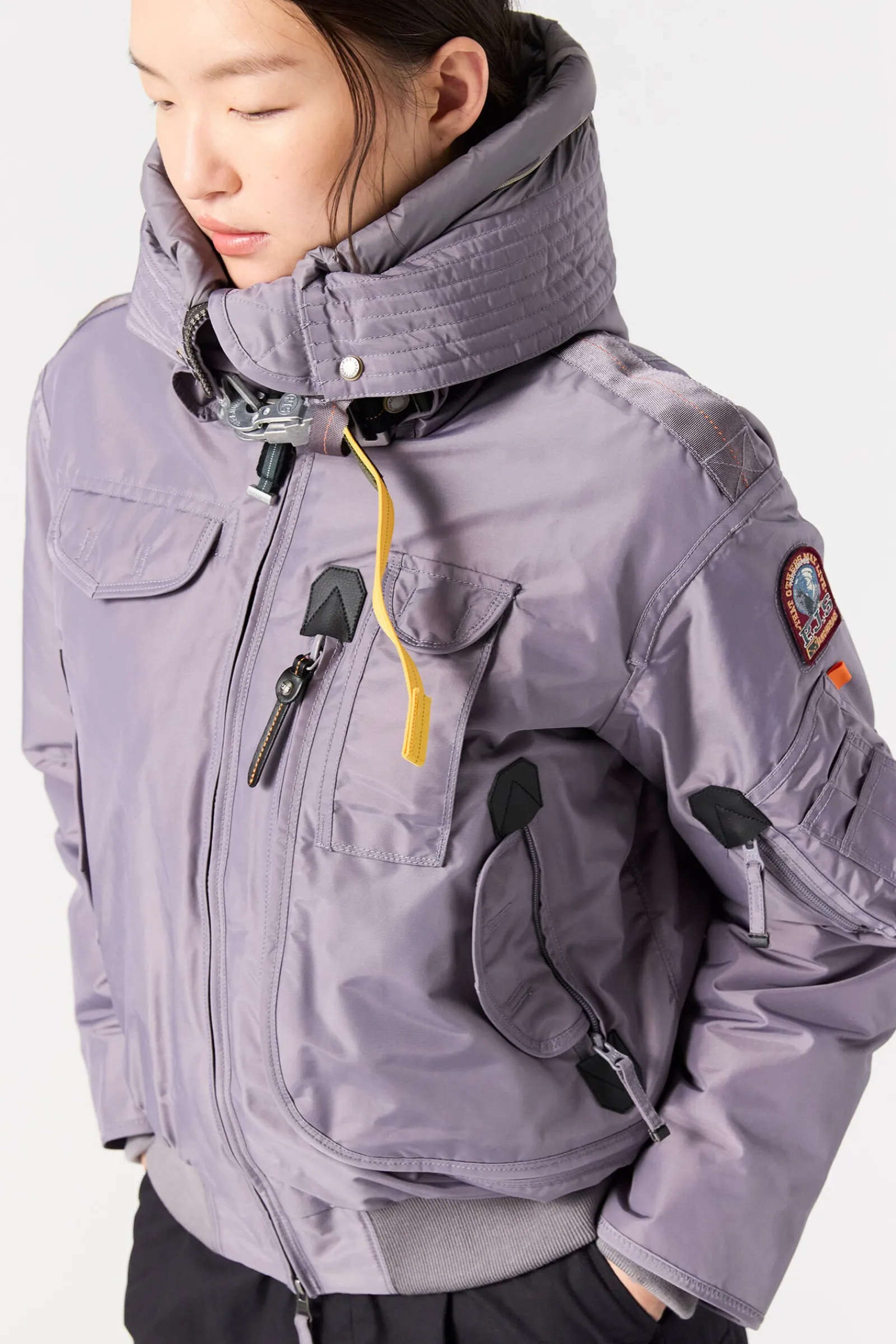 Parajumpers Bomberjacken|Jasjes-GOBI - BOMBERJACK MET CAPUCHON BLUE NAVY