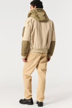 Parajumpers Bomberjacken|Donsjassen-GOLD B. - BOMBERJACK MET CAPUCHON SUNKISSED-EARTH