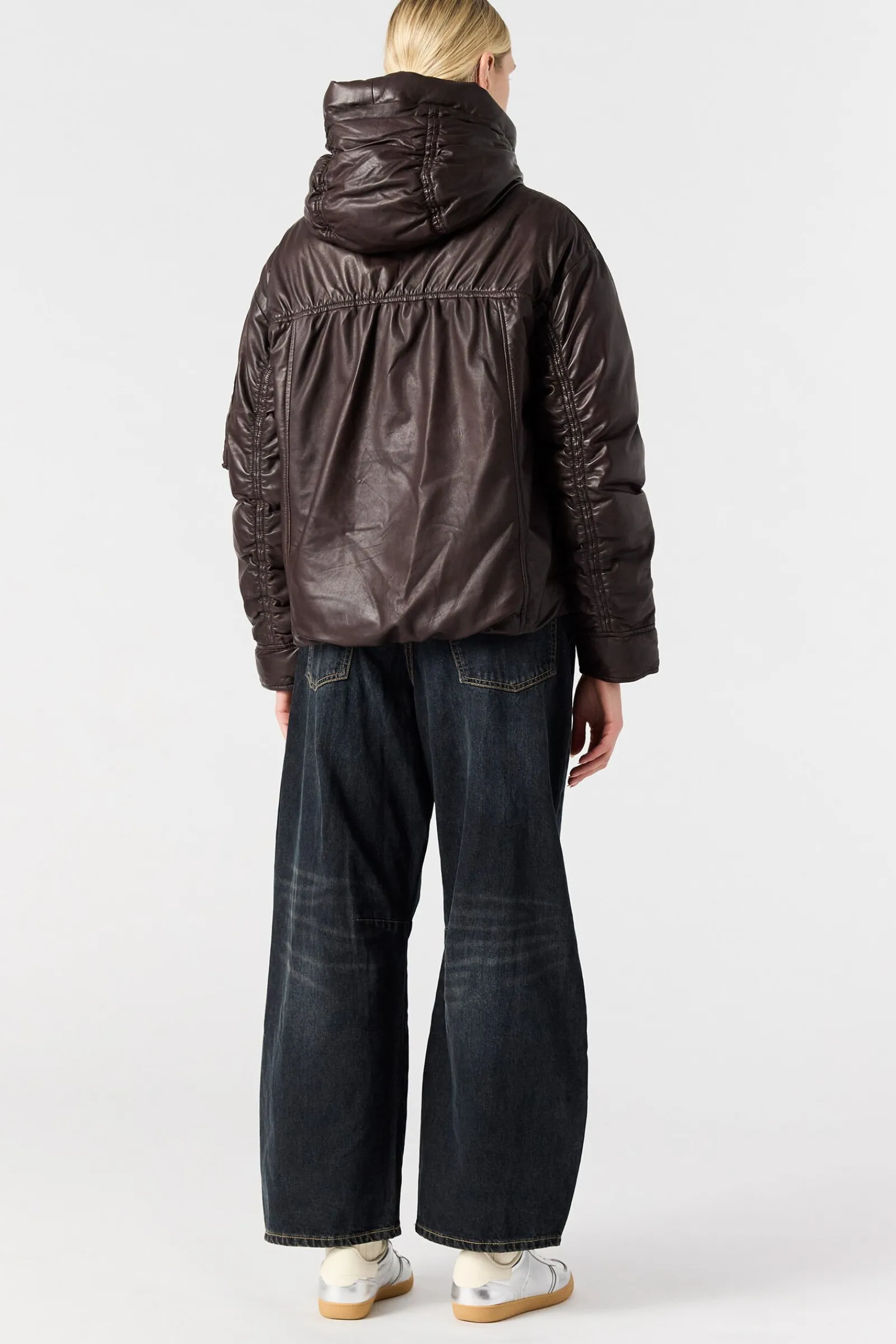Parajumpers Leren Jasjes|Jasjes-GRACIA - LEREN JAS CHESTNUT