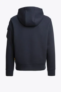 Parajumpers Sweaters-IKE - FLEECE SWEATER MET CAPUCHON BLUE NAVY