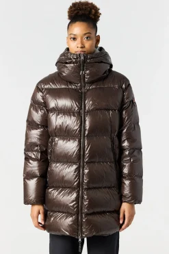 Parajumpers Donsjassen-IVONNE - LANGE DONSJAS EARTH BROWN
