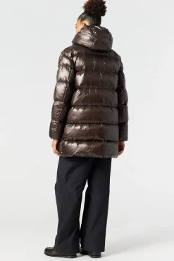Parajumpers Donsjassen-IVONNE - LANGE DONSJAS EARTH BROWN