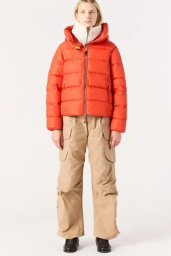Parajumpers Donsjassen-JINNY - KORT DONSJACK RABBIT GREY