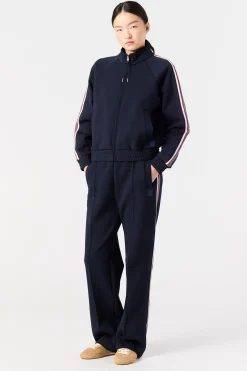 Parajumpers Sweaters-JULIANA - SWEATER MET VOLLEDIGE RITS BLUE NAVY