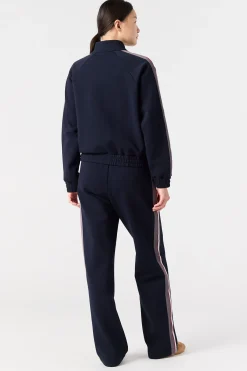 Parajumpers Sweaters-JULIANA - SWEATER MET VOLLEDIGE RITS BLUE NAVY