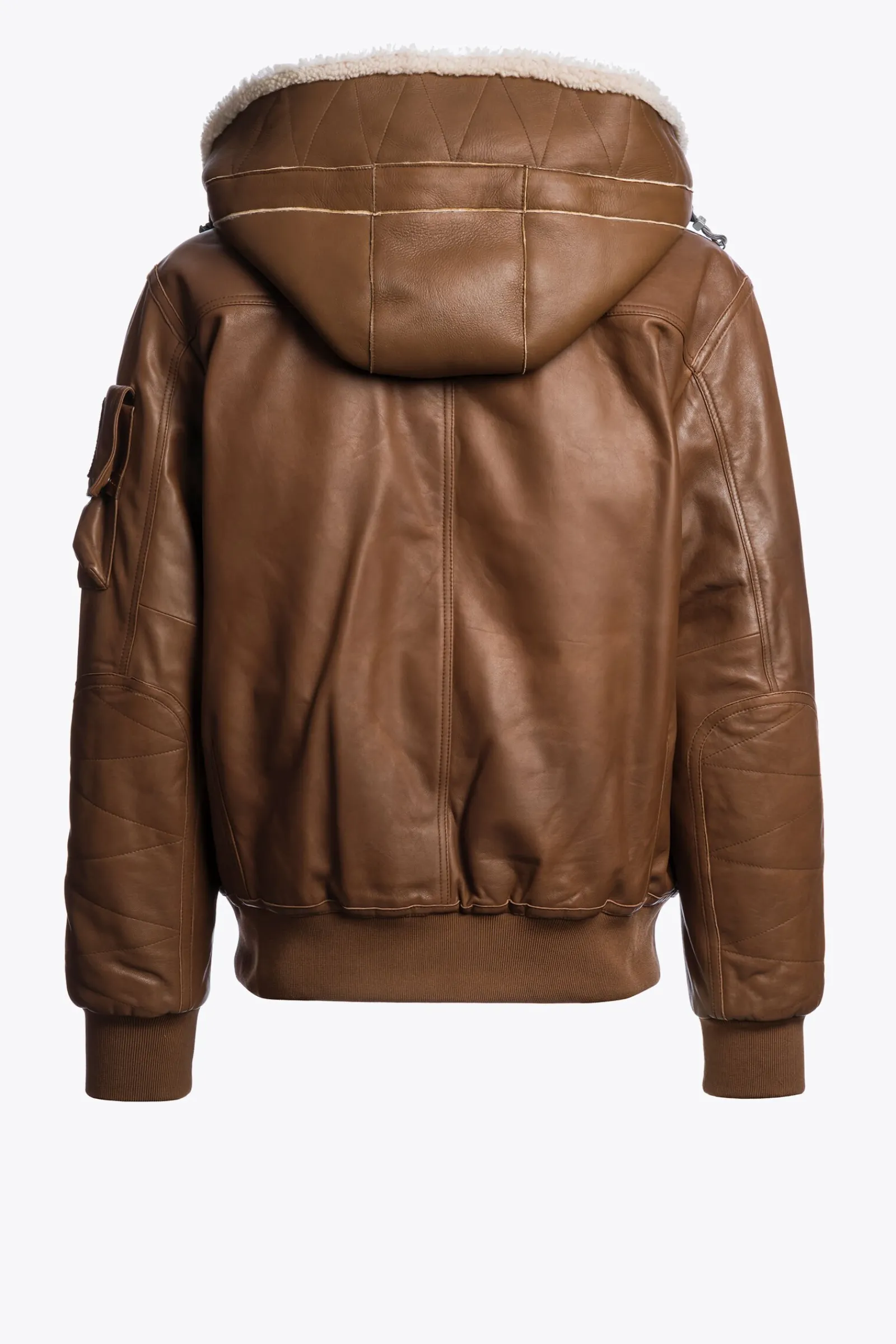 Parajumpers Bomberjacken|Jasjes-JULIUS SPECIAL - LEREN BOMBERJACK CLAY