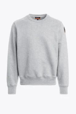 Parajumpers Sweaters-K2 - FLEECE MET RONDE HALS ASH GREY MELANGE