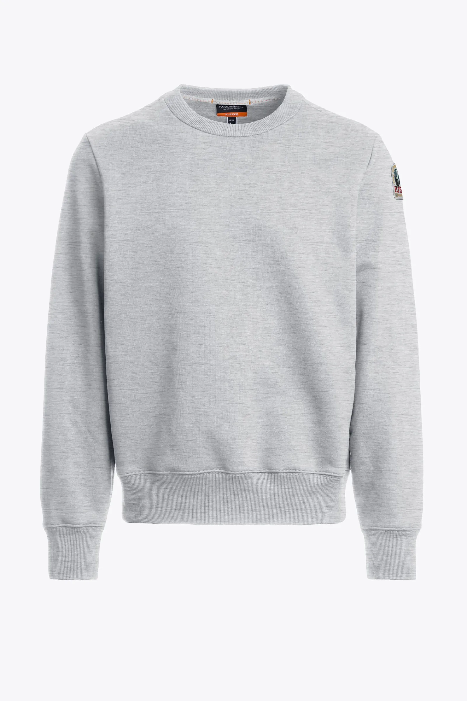 Parajumpers Sweaters-K2 - FLEECE MET RONDE HALS ASH GREY MELANGE