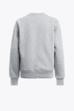 Parajumpers Jongens-K2 - FLEECE MET RONDE HALS ASH GREY MELANGE