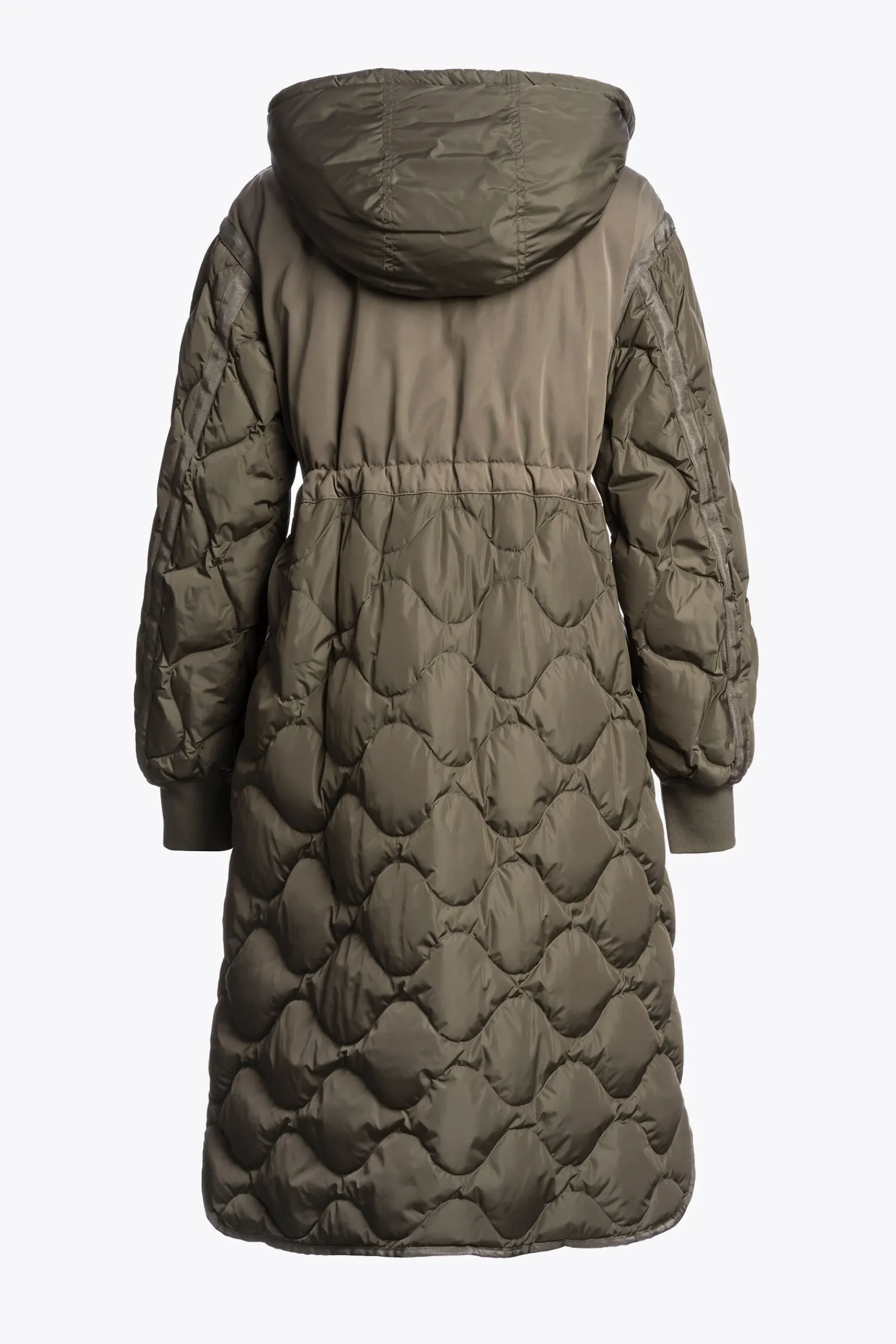 Parajumpers Donsjassen|Parka-KAGURA - LANGE DONSJAS OLIVE GREY
