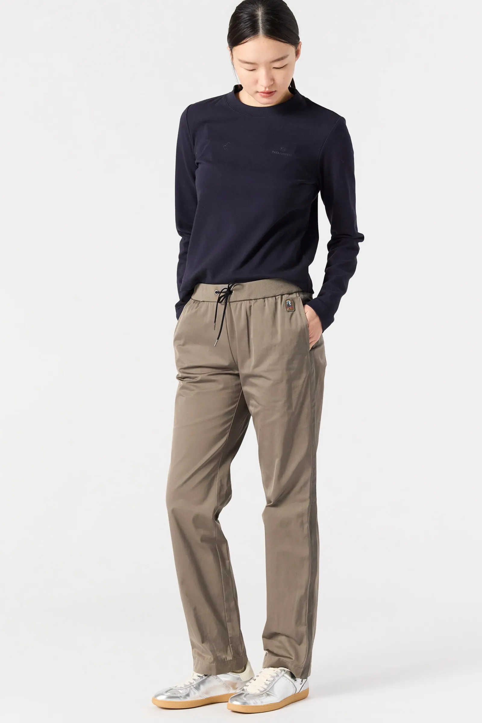 Parajumpers Broeken-KAYA - LANGE BROEK OLIVE GREY