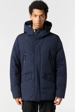 Parajumpers Regenjassen|Donsjassen-KAZU - JACK MET CAPUCHON BLUE NAVY