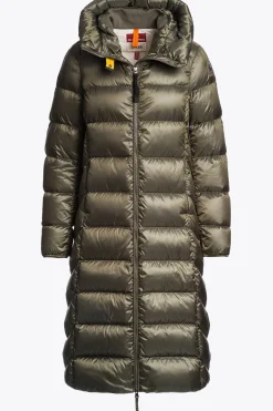 Parajumpers Donsjassen-LEAH - DONSJACK MET CAPUCHON OLIVE GREY