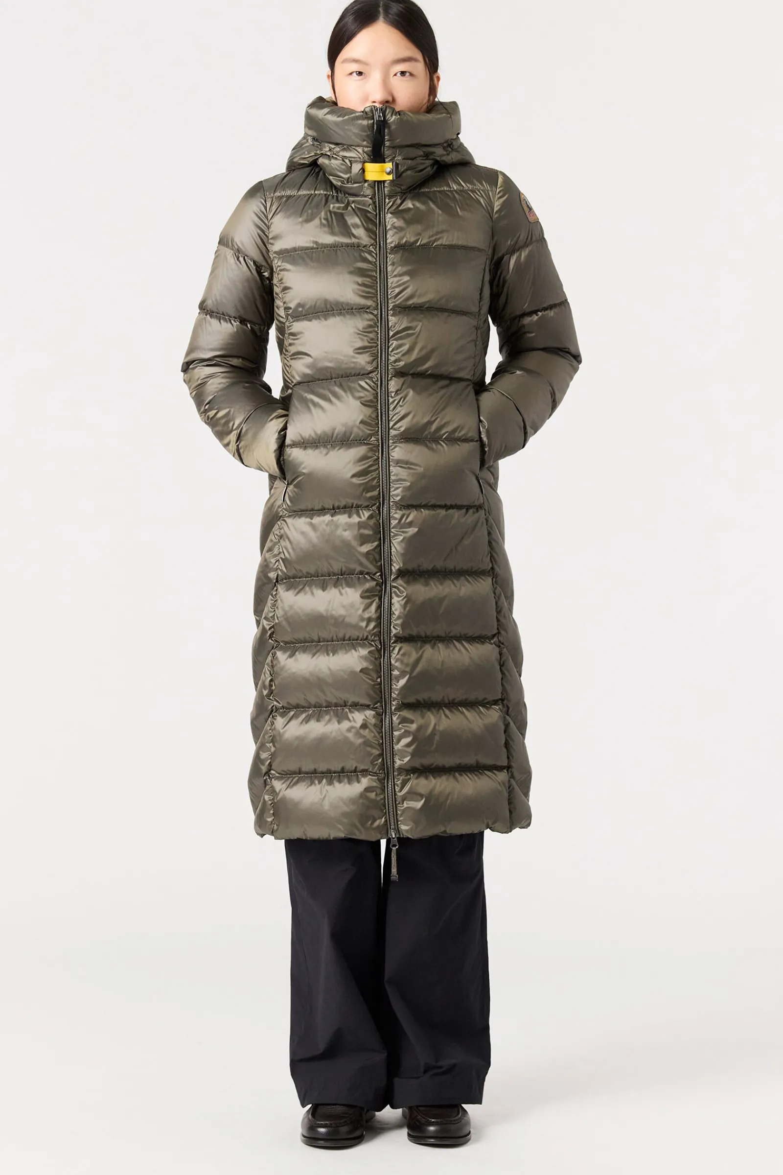 Parajumpers Donsjassen-LEAH - DONSJACK MET CAPUCHON SILVER - GREY