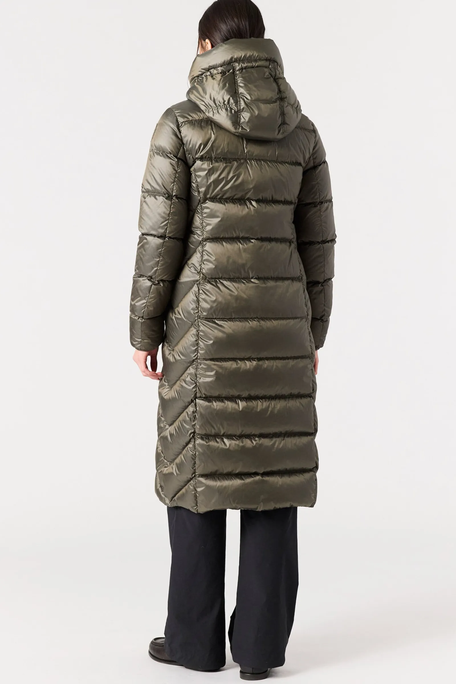 Parajumpers Donsjassen-LEAH - DONSJACK MET CAPUCHON SILVER - GREY