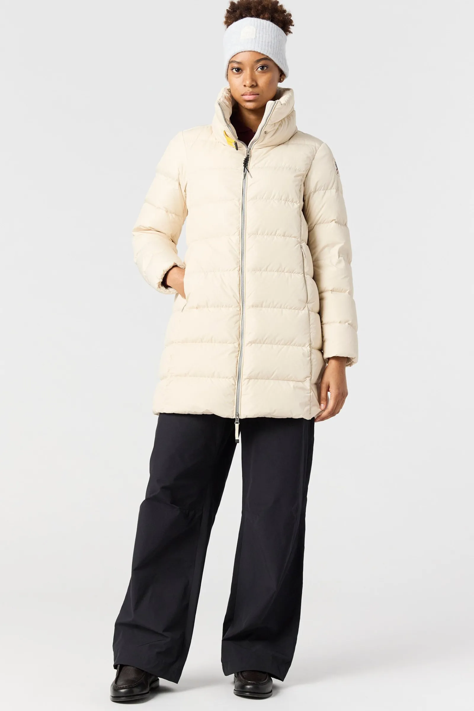 Parajumpers Donsjassen-MALANDRA - LANGE DONSJAS BLACK